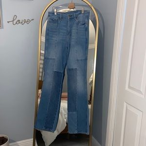 JCPENNY Flared High-waisted Jeans Denim